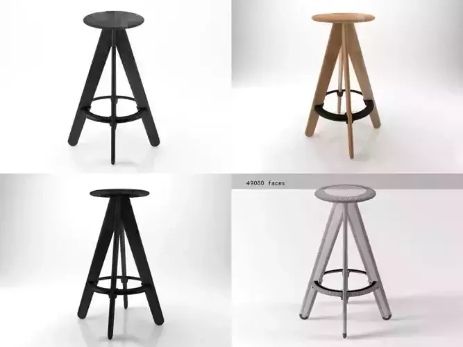 Slab Barstool