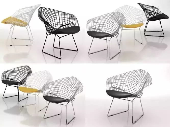 Bertoia Small Diamond Chair