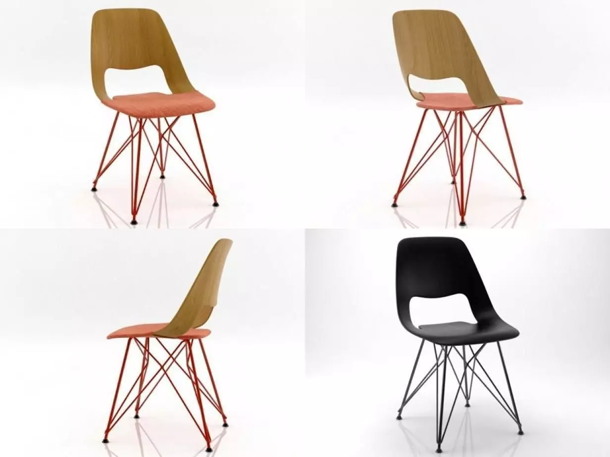 Jill eames chair eames chair eames chair ea 3D model_1