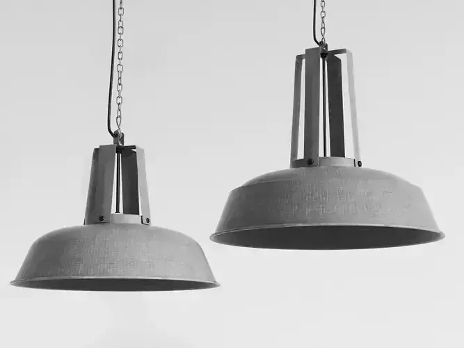 Workshop Lamp 3D model