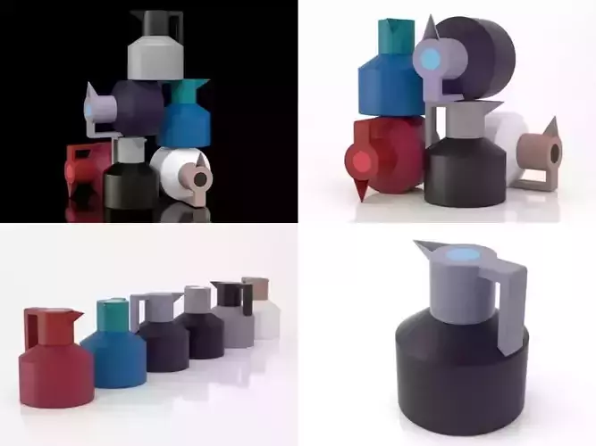 Geo different colored jugs