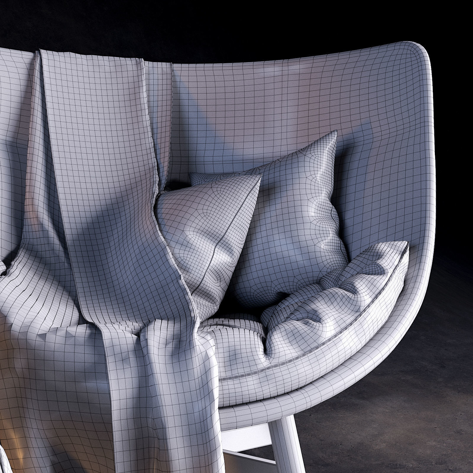 DEDON MBRACE 3D model_3