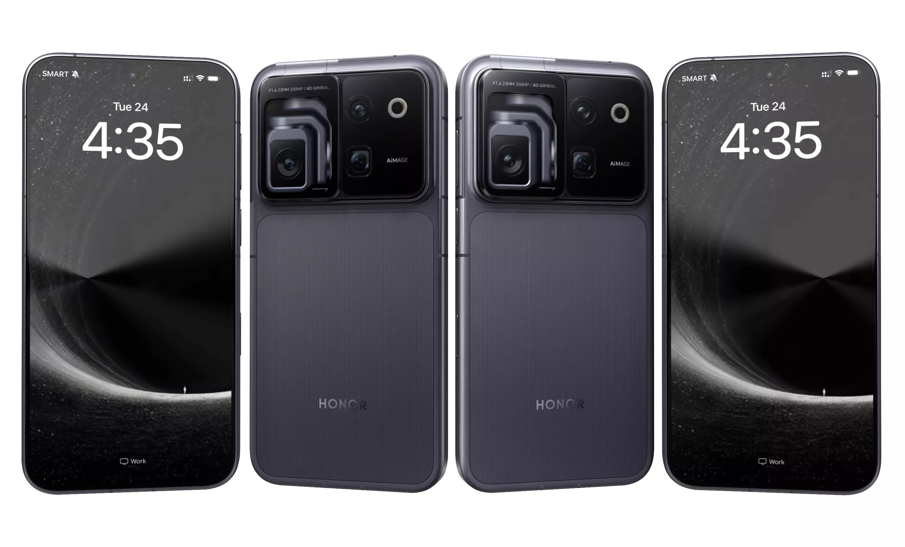 Honor Robot Phone Gray 3D model