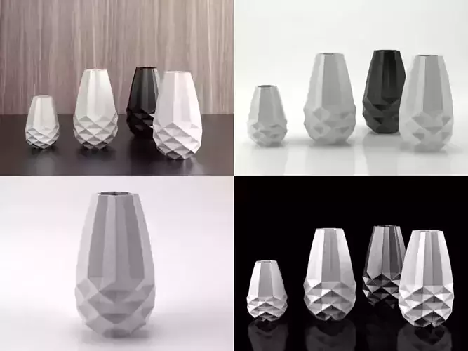 Facet Vases