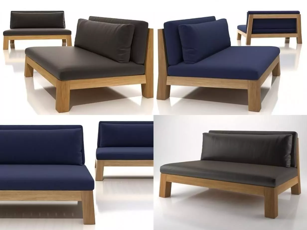 Gijs loveseat 3D model_0