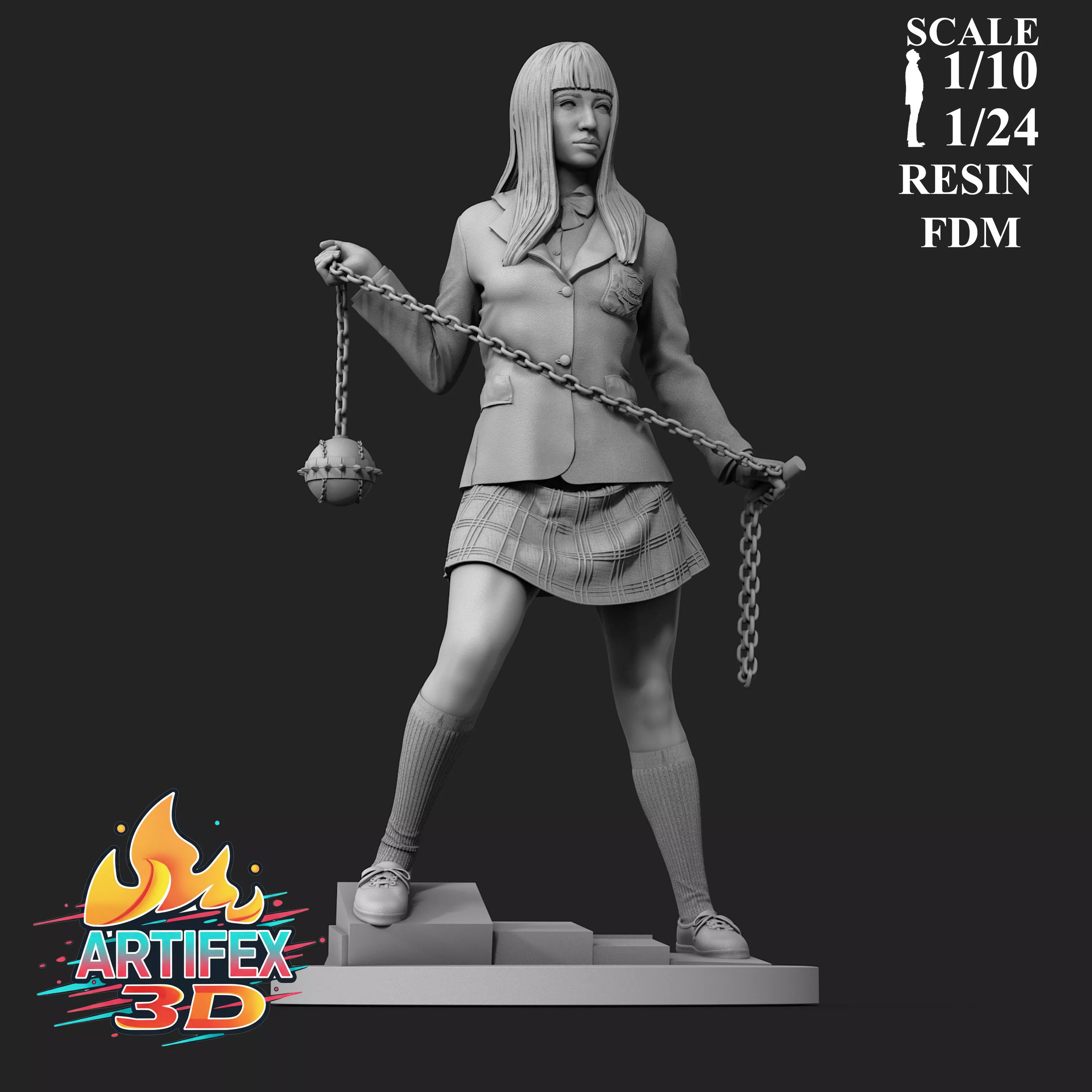 Gogo Yubari 3D print model