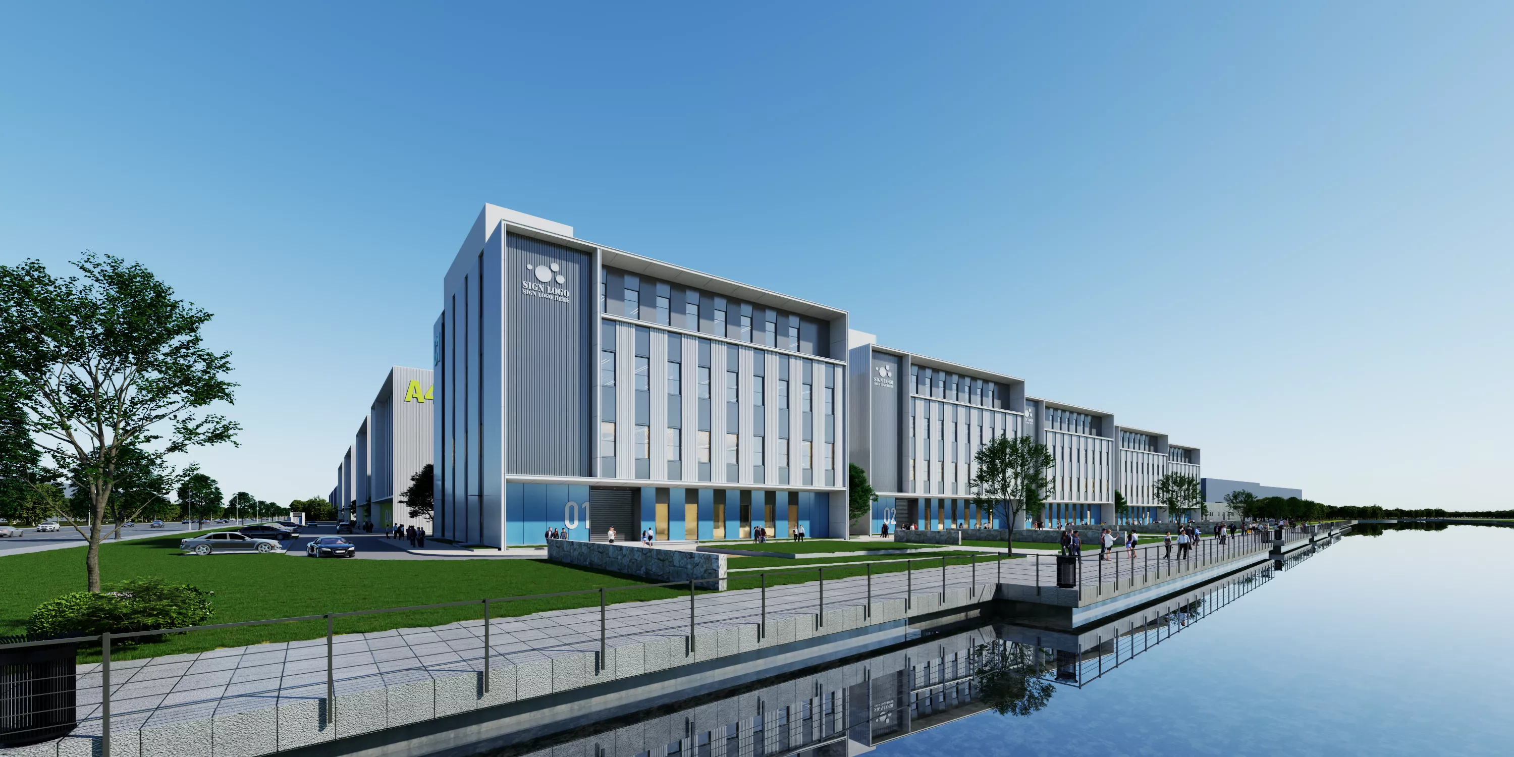 industrial park 3D model 26 3D model