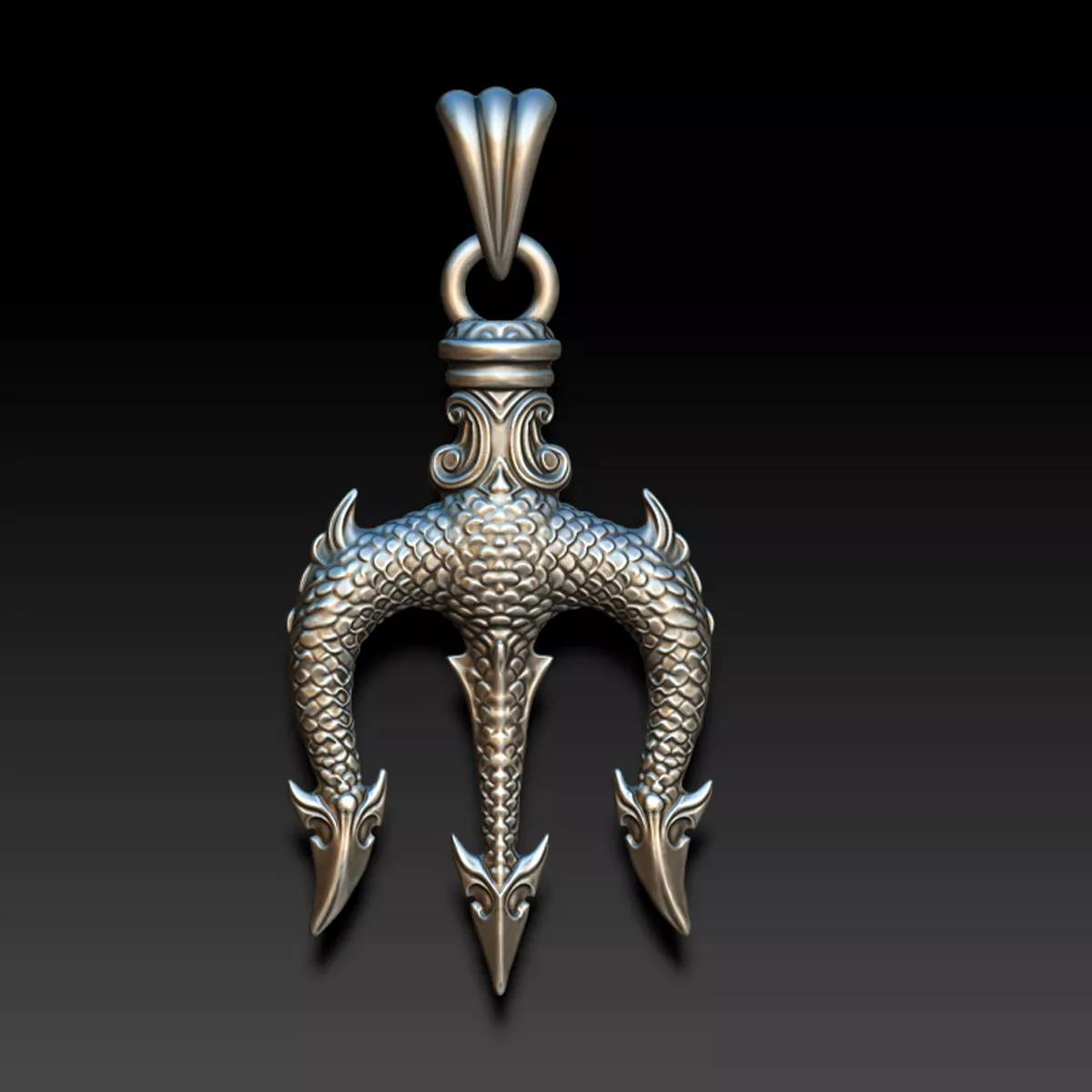 Pendant Trident v 2 3D print model