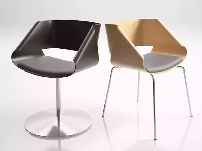 Nastro modern dining chair 3D model