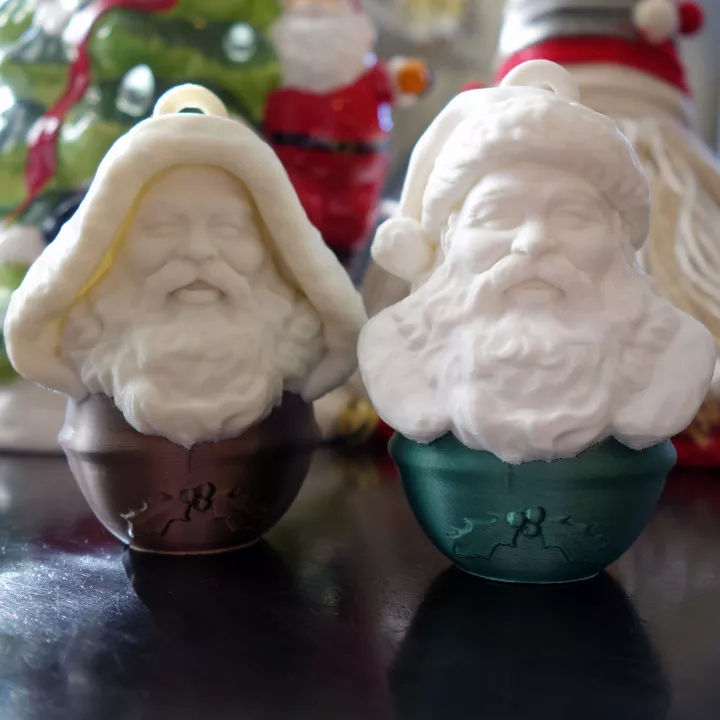 Christmas Classic Santa Sleigh Bell 3D print model