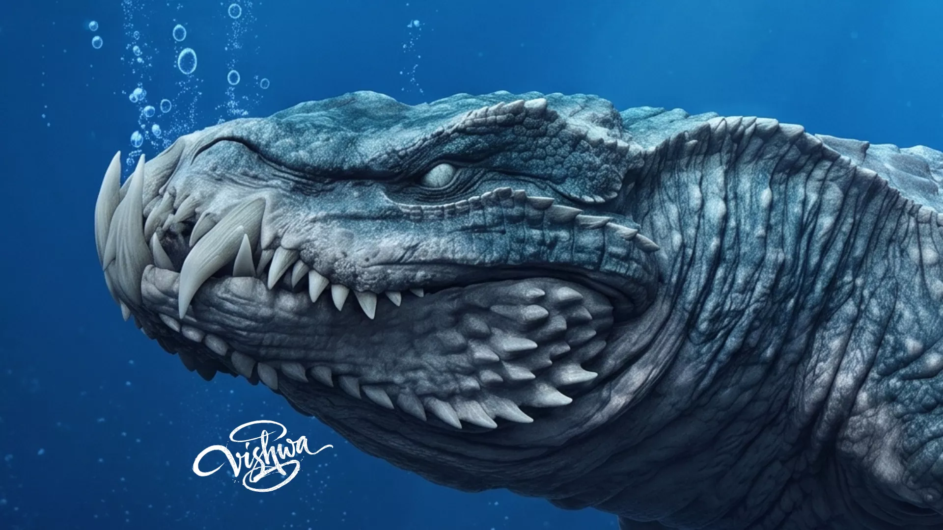 Giant Leviathan Sea Monster Aquatic Creature 3D model