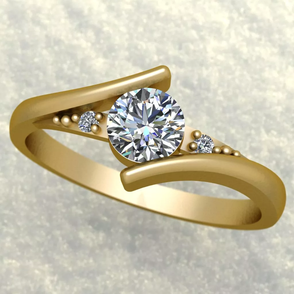 Diamond Ring Free 3D print model