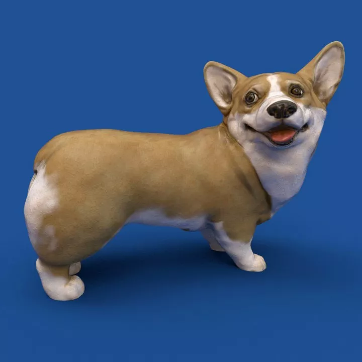 Corgi Pencil Sharpener 3D print model