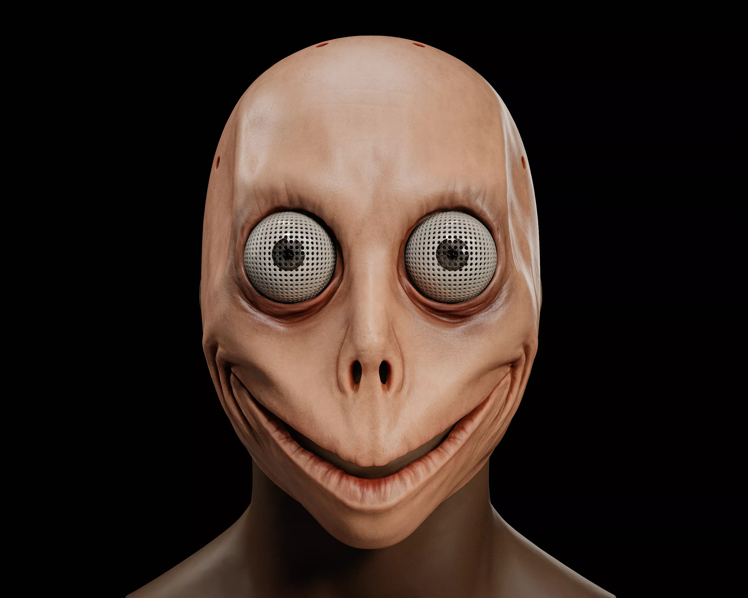 Momo Mask - Horrifying Creepy Costume 3D print model