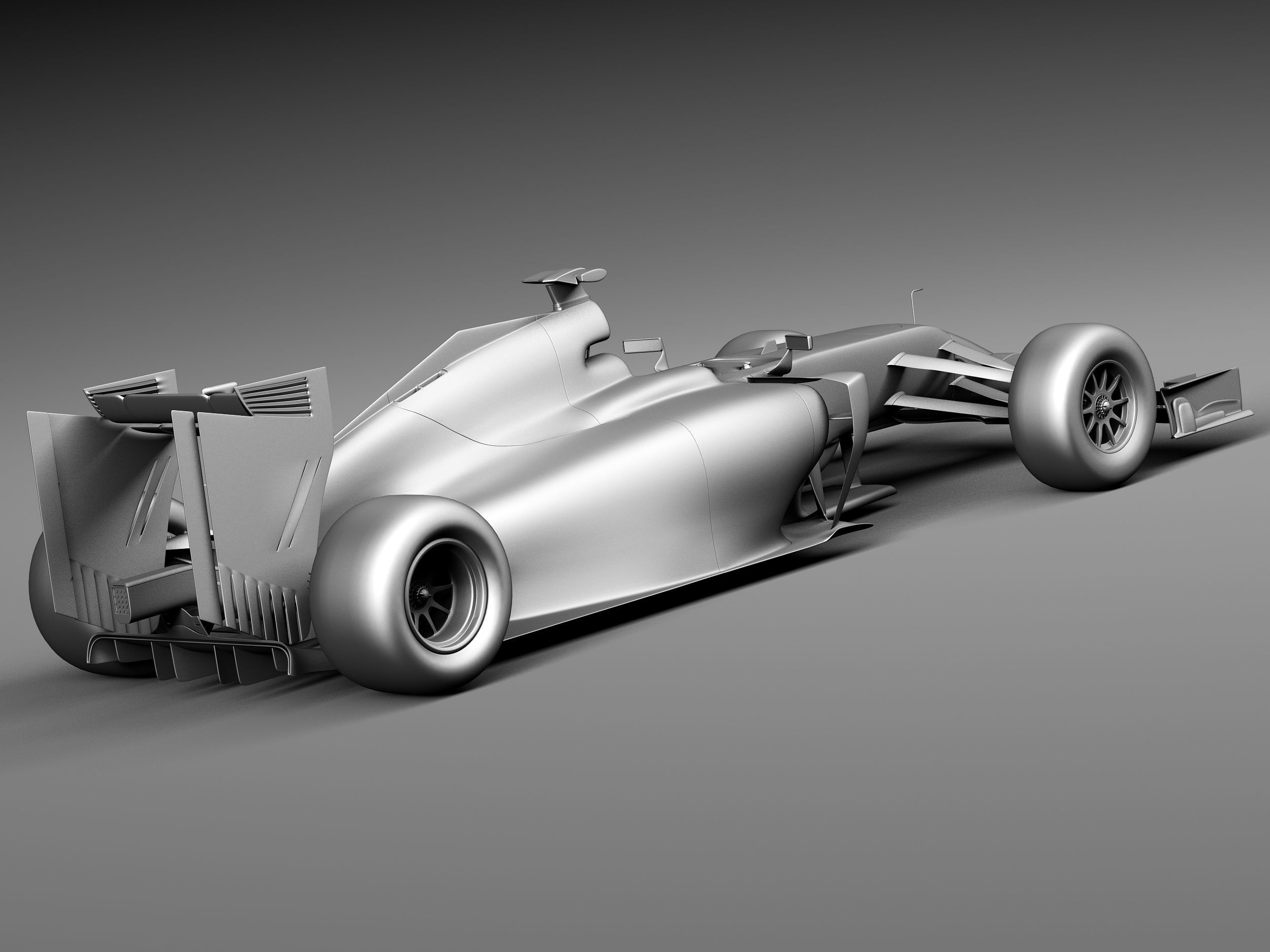 Formula 1 Ferrari 2014 3D model_13
