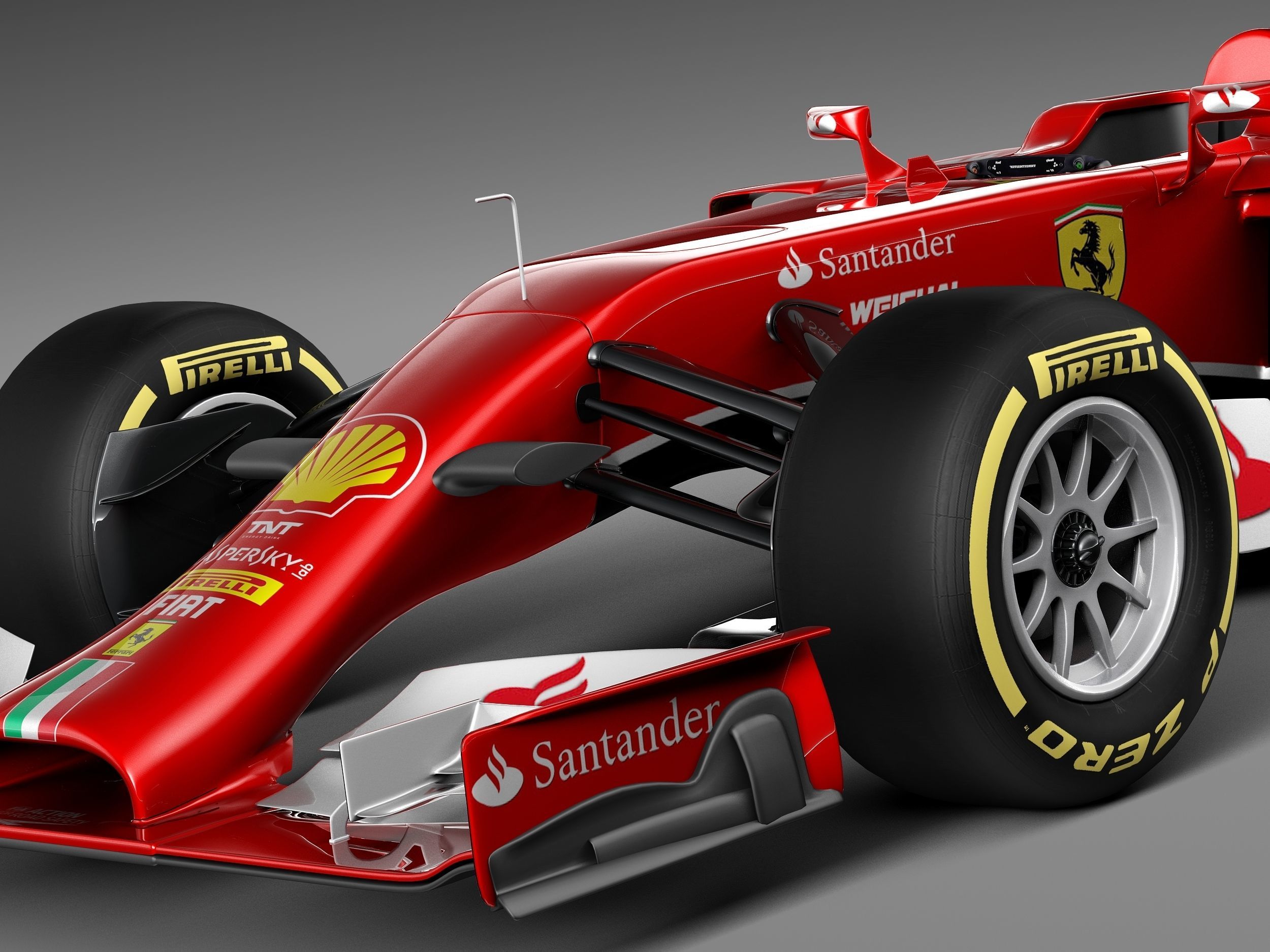 Formula 1 Ferrari 2014 3D model_2
