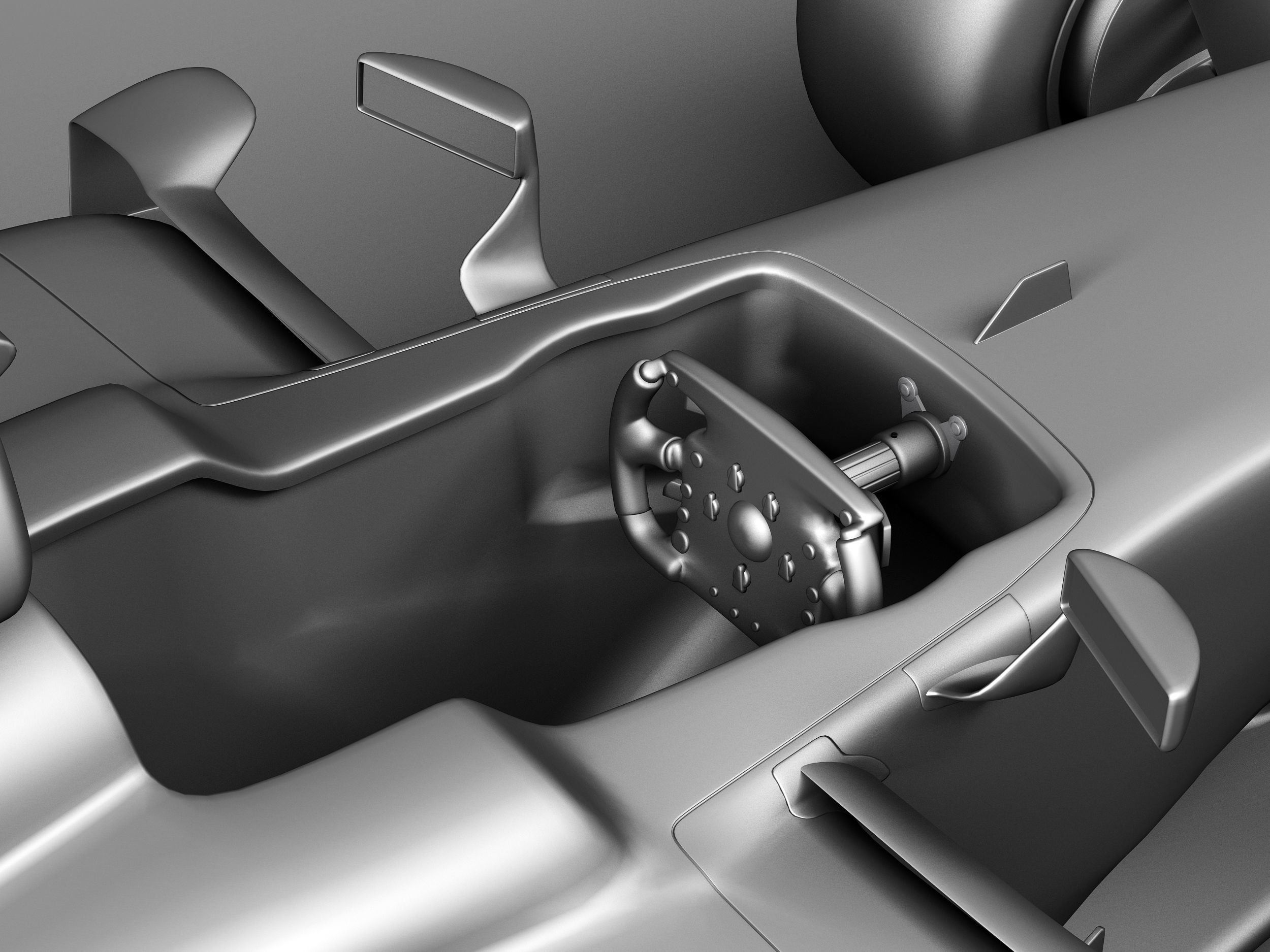 Formula 1 Ferrari 2014 3D model_17