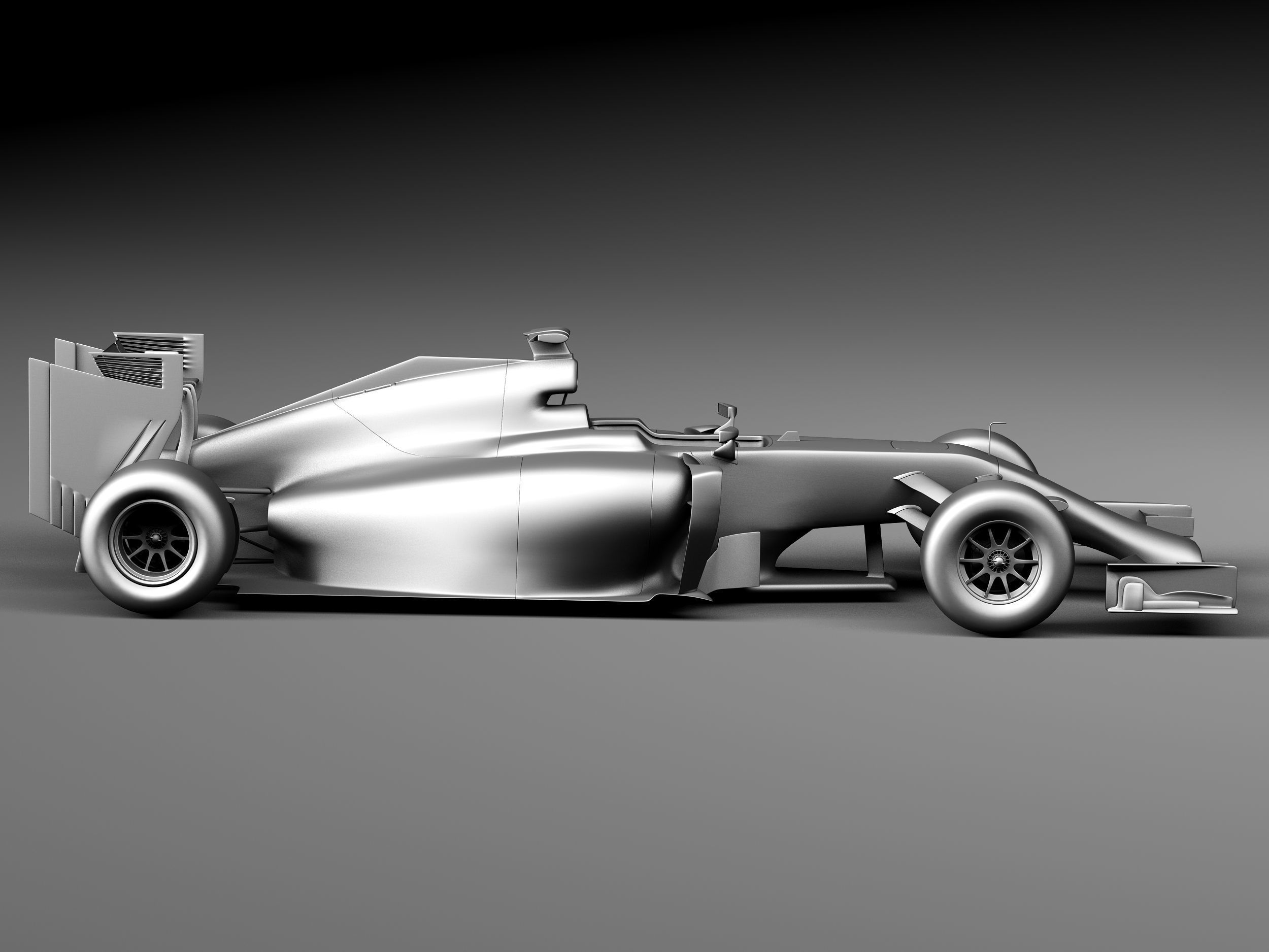 Formula 1 Ferrari 2014 3D model_15