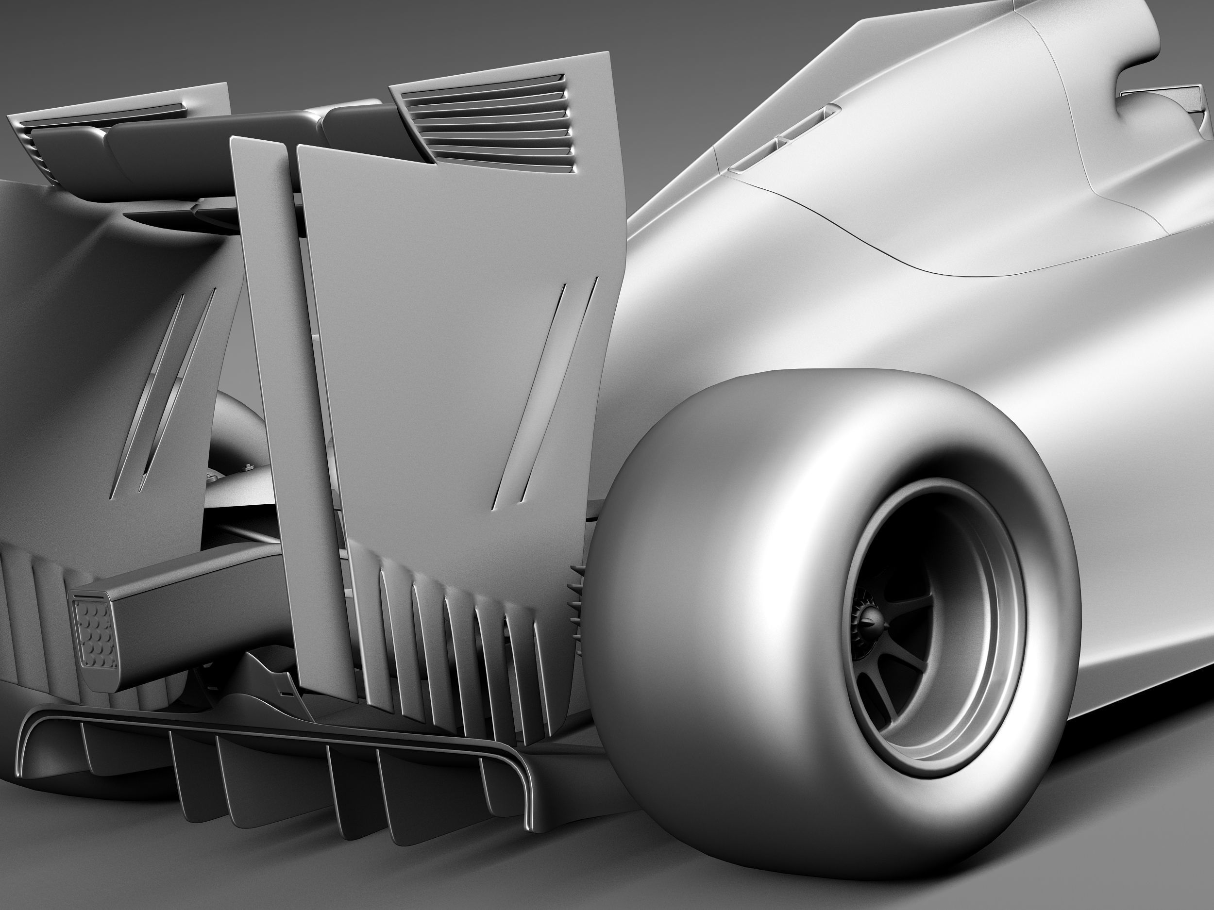 Formula 1 Ferrari 2014 3D model_12