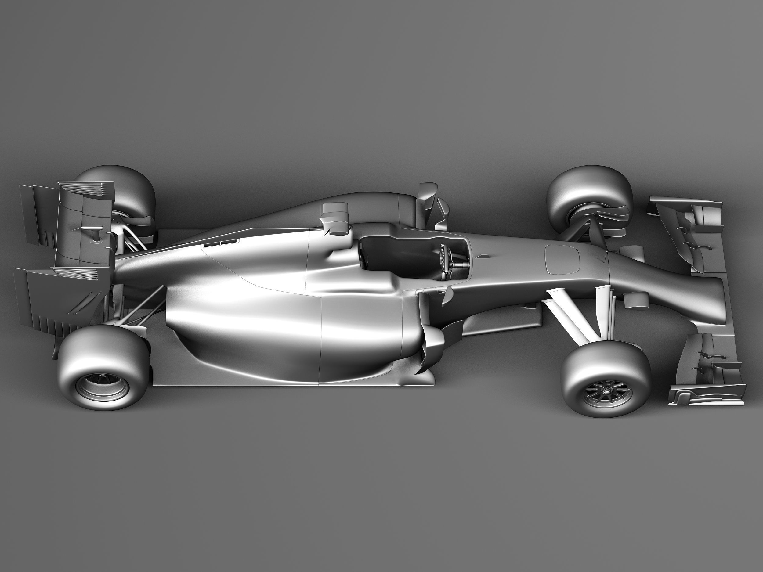 Formula 1 Ferrari 2014 3D model_16