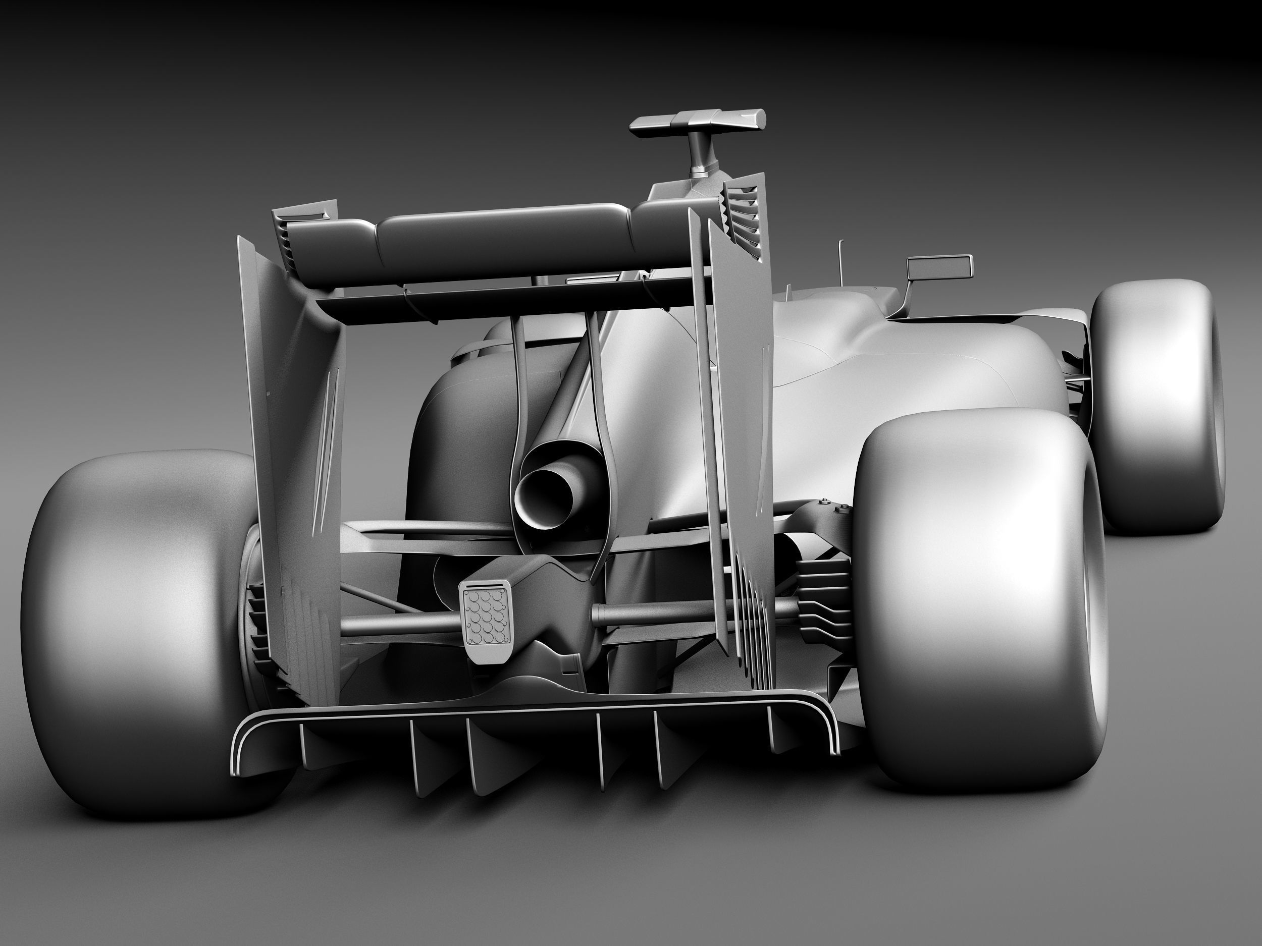 Formula 1 Ferrari 2014 3D model_14