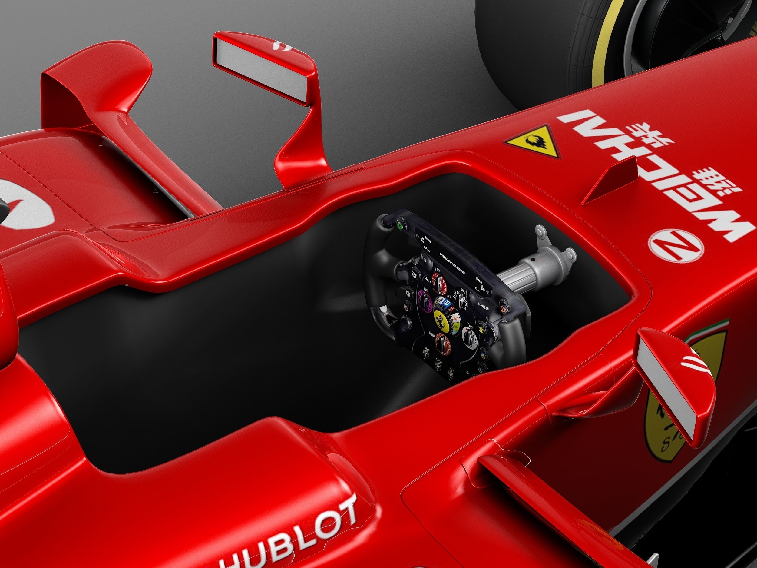 Formula 1 Ferrari 2014 3D model_8