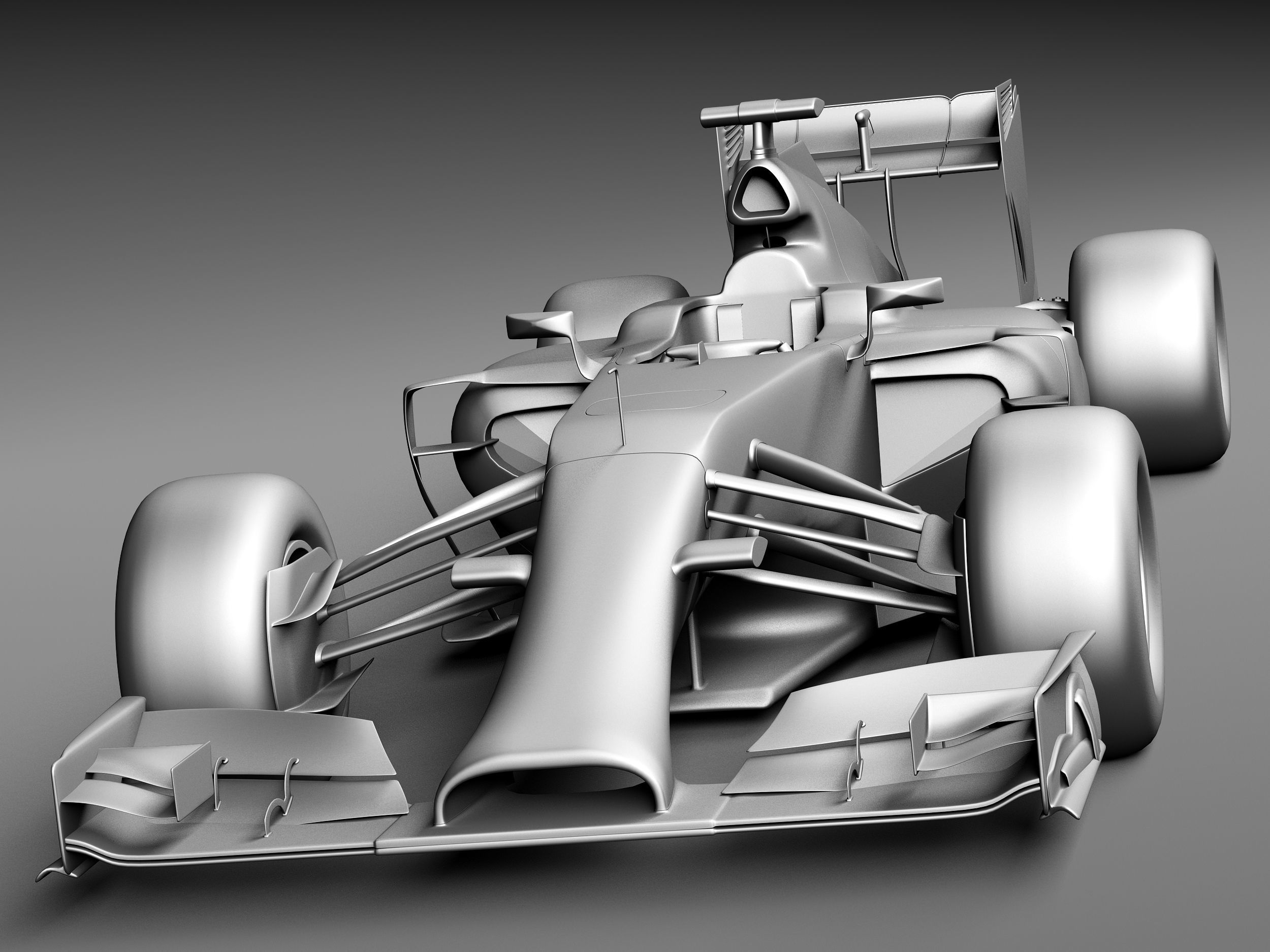 Formula 1 Ferrari 2014 3D model_10