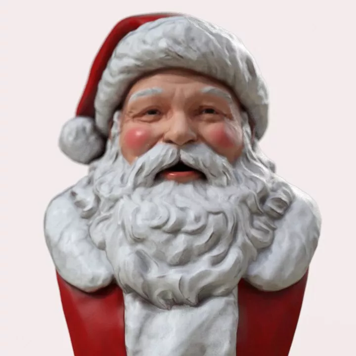 Santa Bust 3D print model
