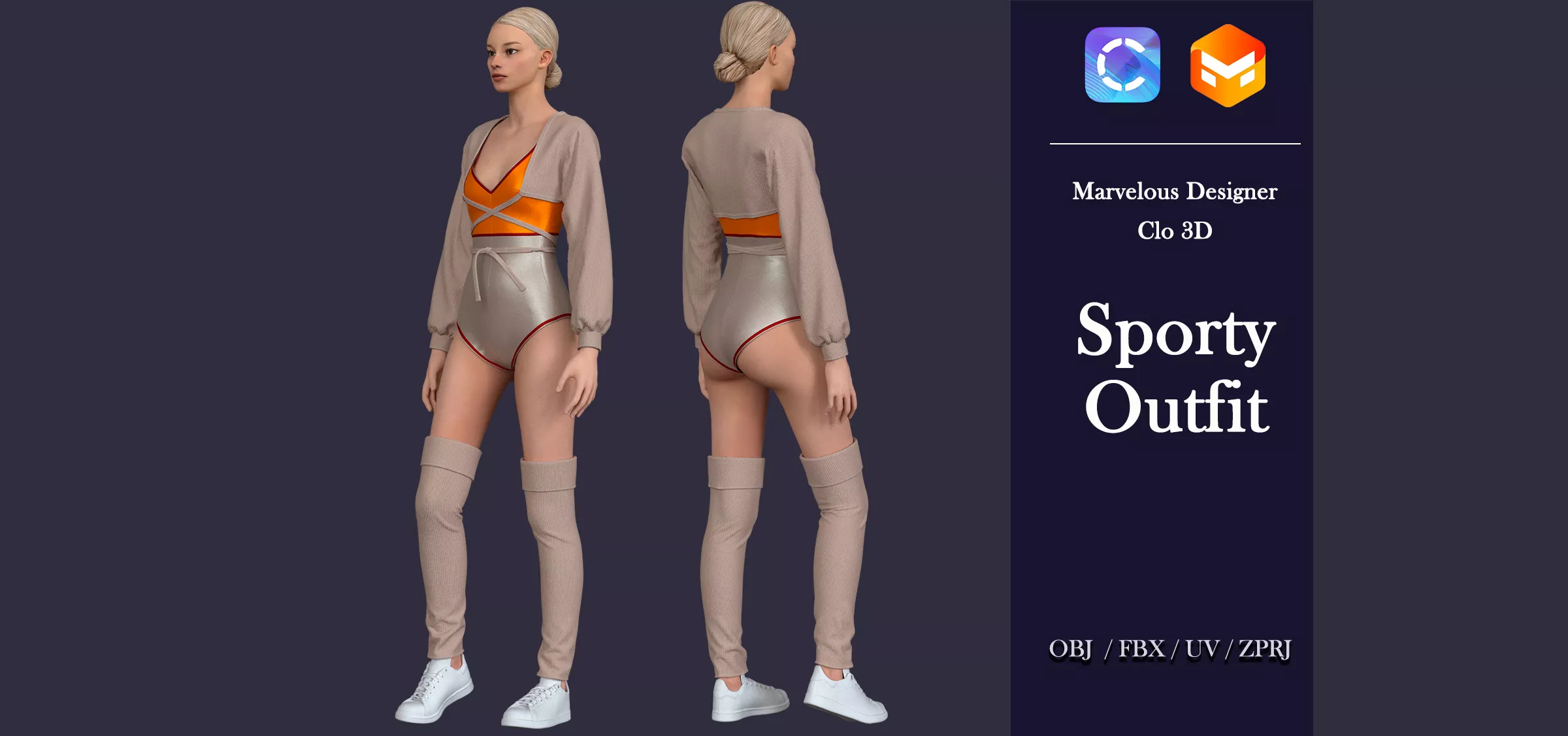 Spoty outfit 3D model