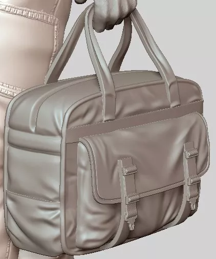 Male hand bag 3D print model