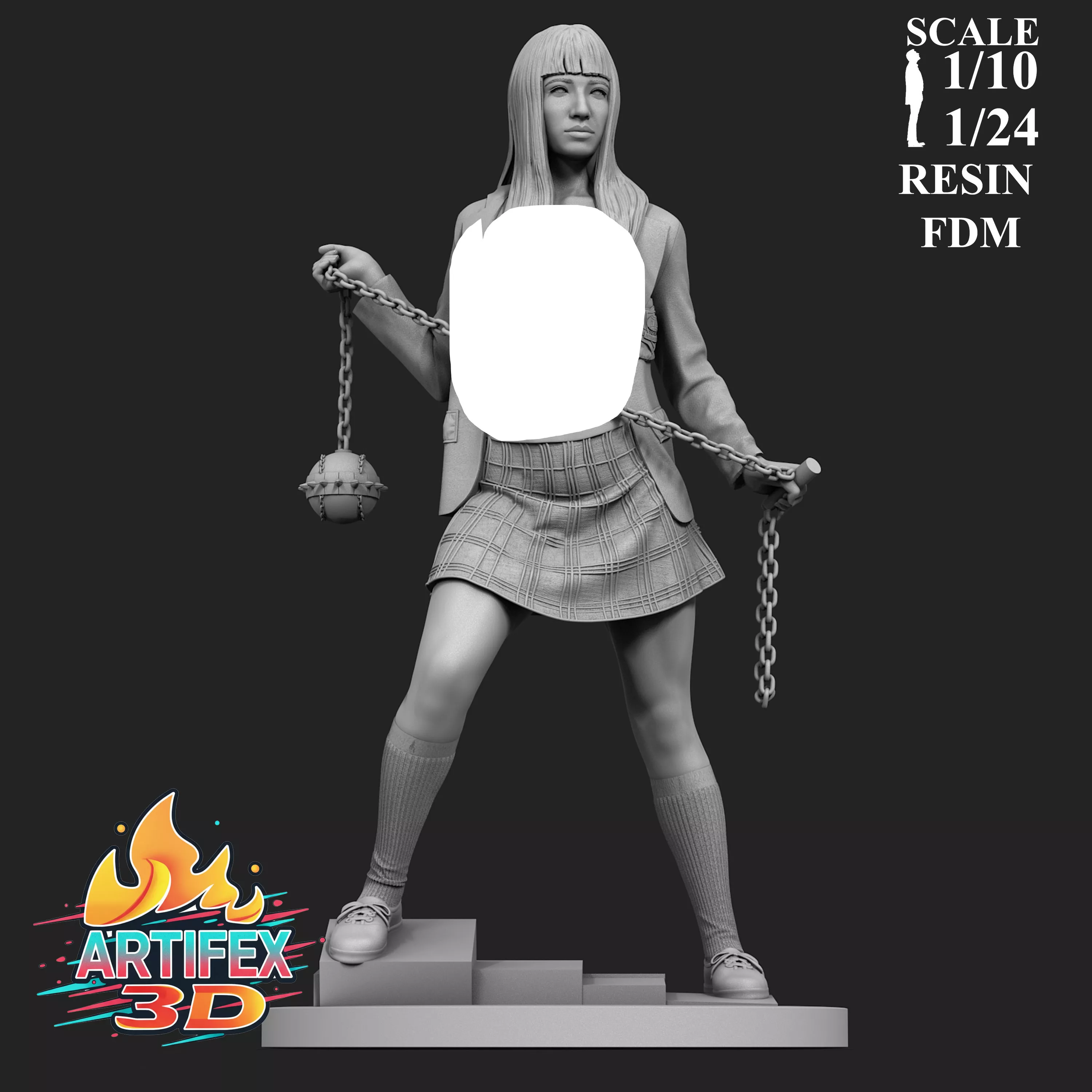 Gogo Yubari 3D print model