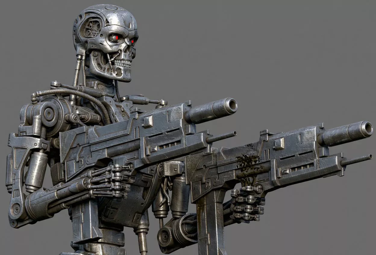 Terminator T-800 Pose T2 V5 3D print model