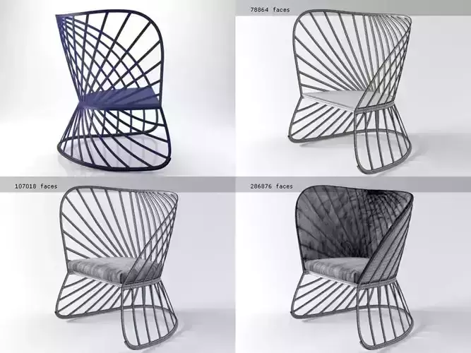 Sol two chairs with cushion