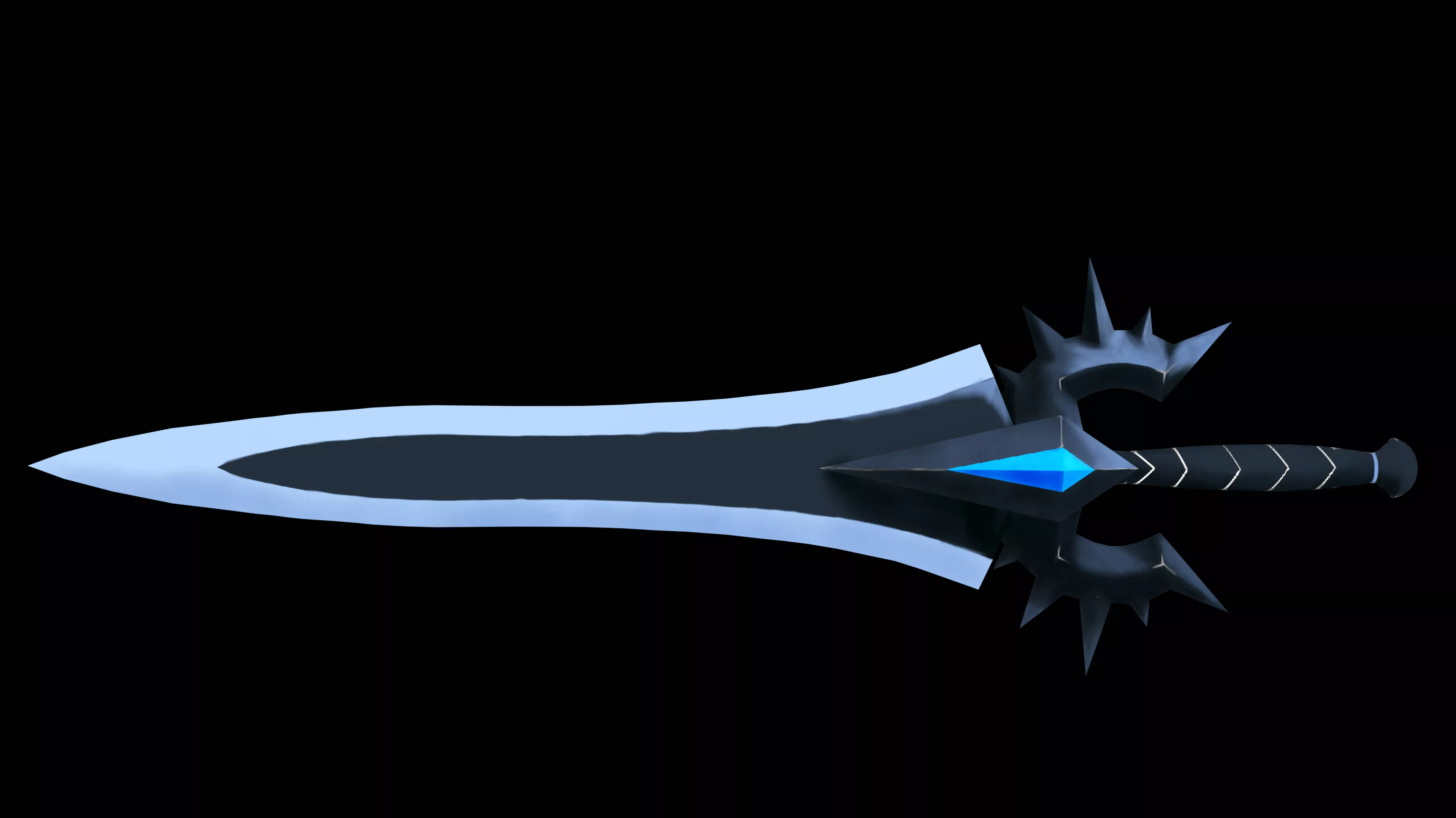 Stylized Low Poly Sword Free low-poly 3D model