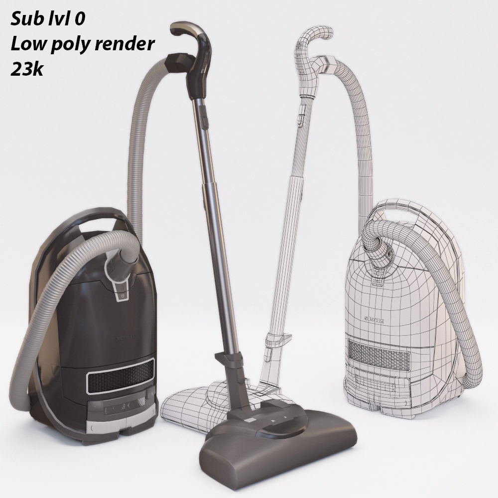 Miele Complete C3 Kona Vacuum 3D model_1