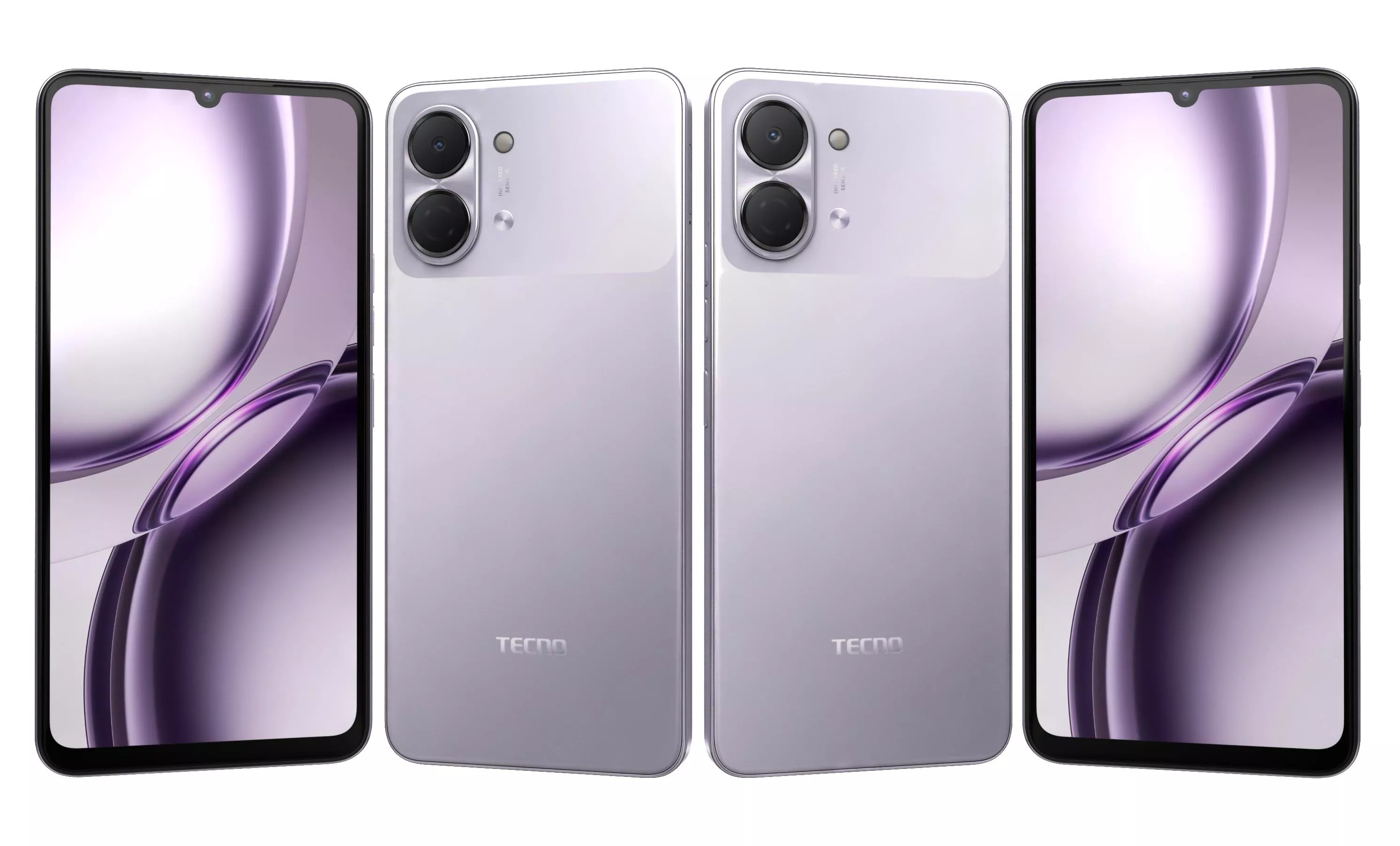 Tecno Spark Go 3 Aurora Purple 3D model