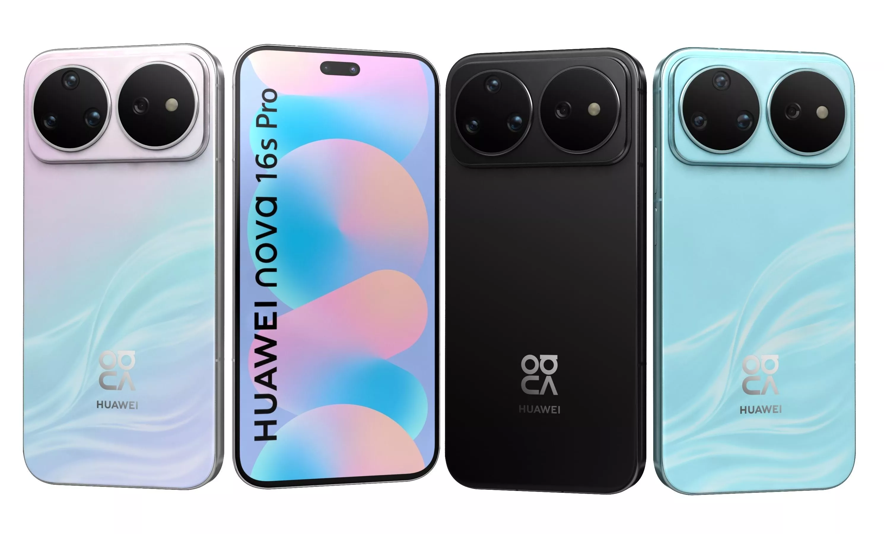 Huawei Nova 16s Pro All Colors 3D model