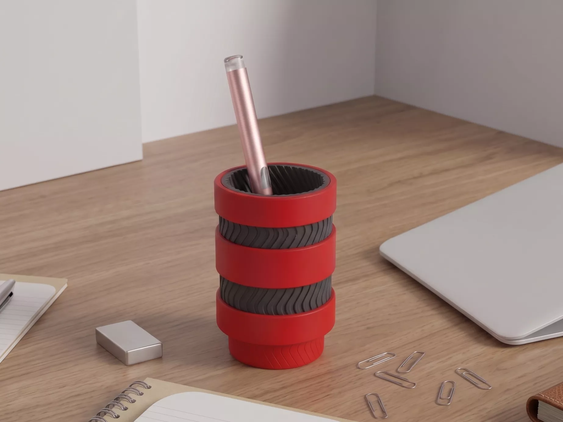 Modular Pen Holder Desk Organizer Free 3D print model