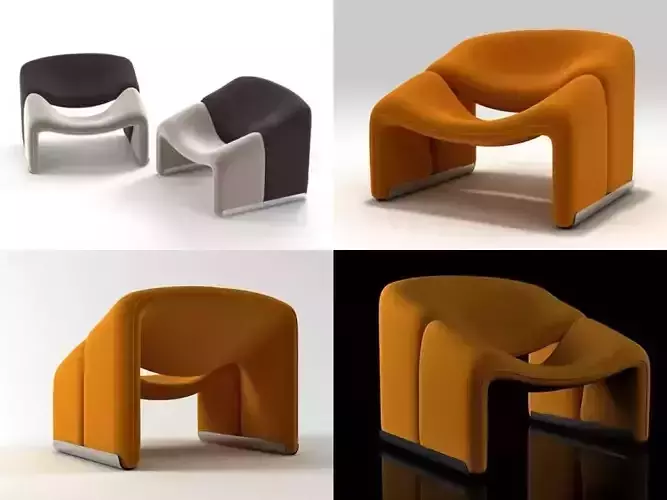 F modern lounge chair