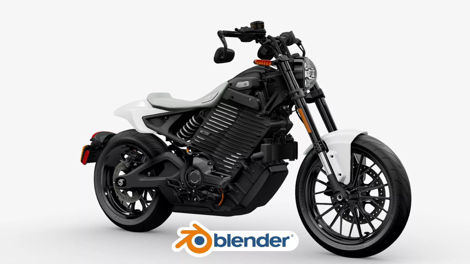 Livewire S2 Mulholland Electric Motorcycle Bike Low-poly 3D model