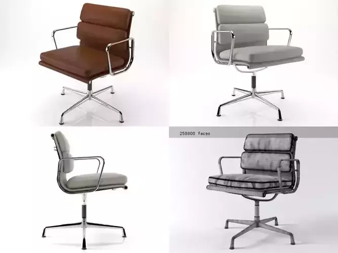 Eames soft pad side chair