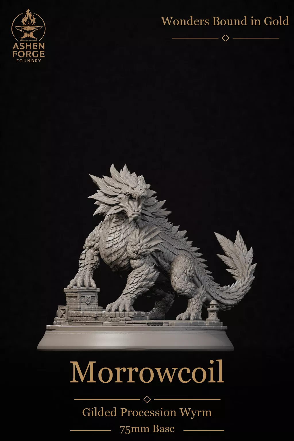 Morrowcoil - Anime Fantasy Monster Miniature 3D print model