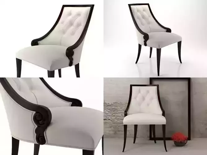 Chair four chairs and clock