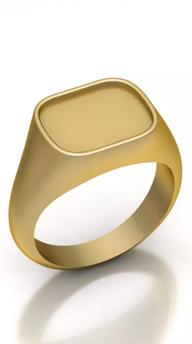 Mens Signet Ring 3D Model Free 3D print model