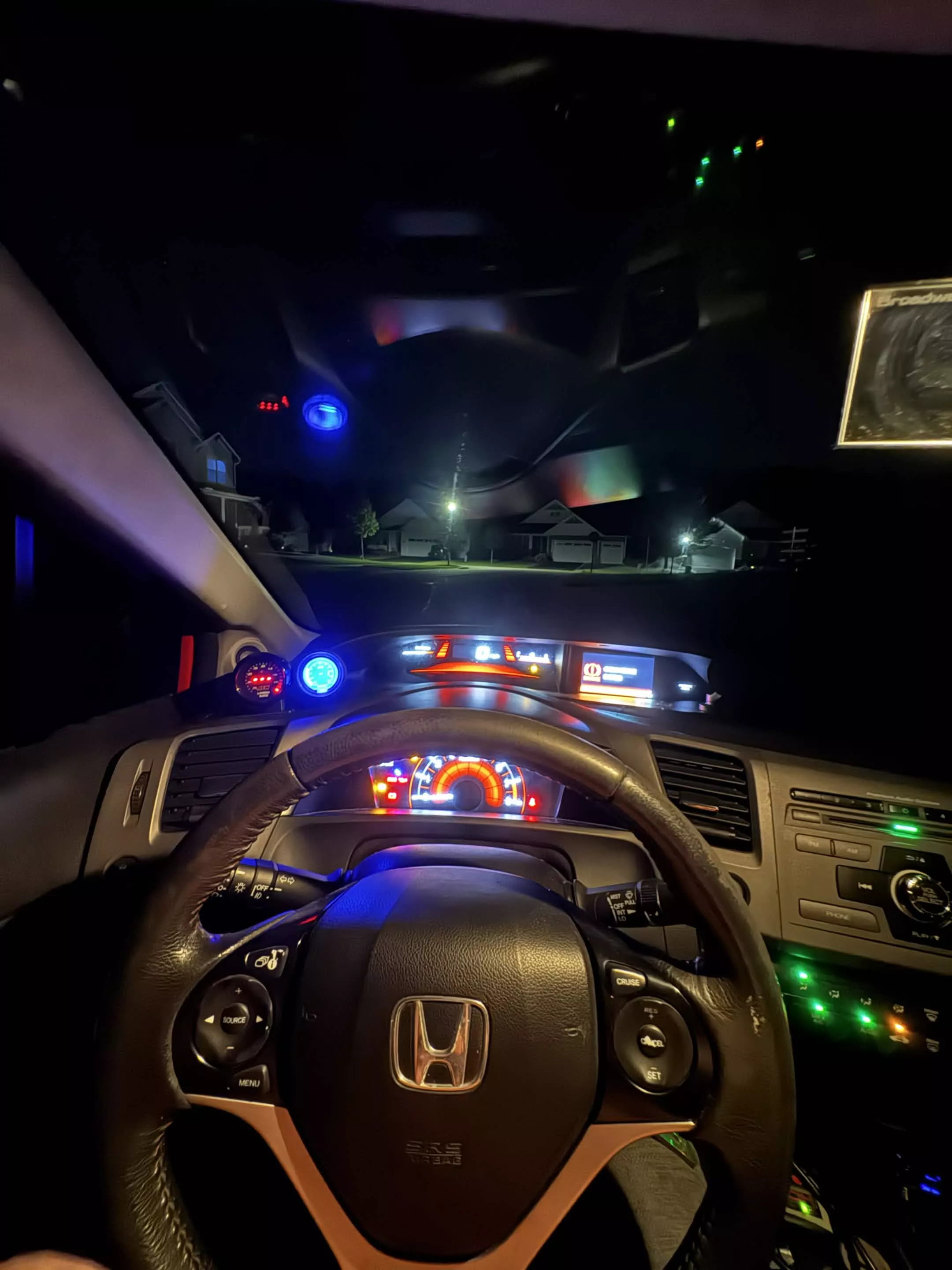 2012 Honda Civic 9th gen pod gauge holder 3D print model