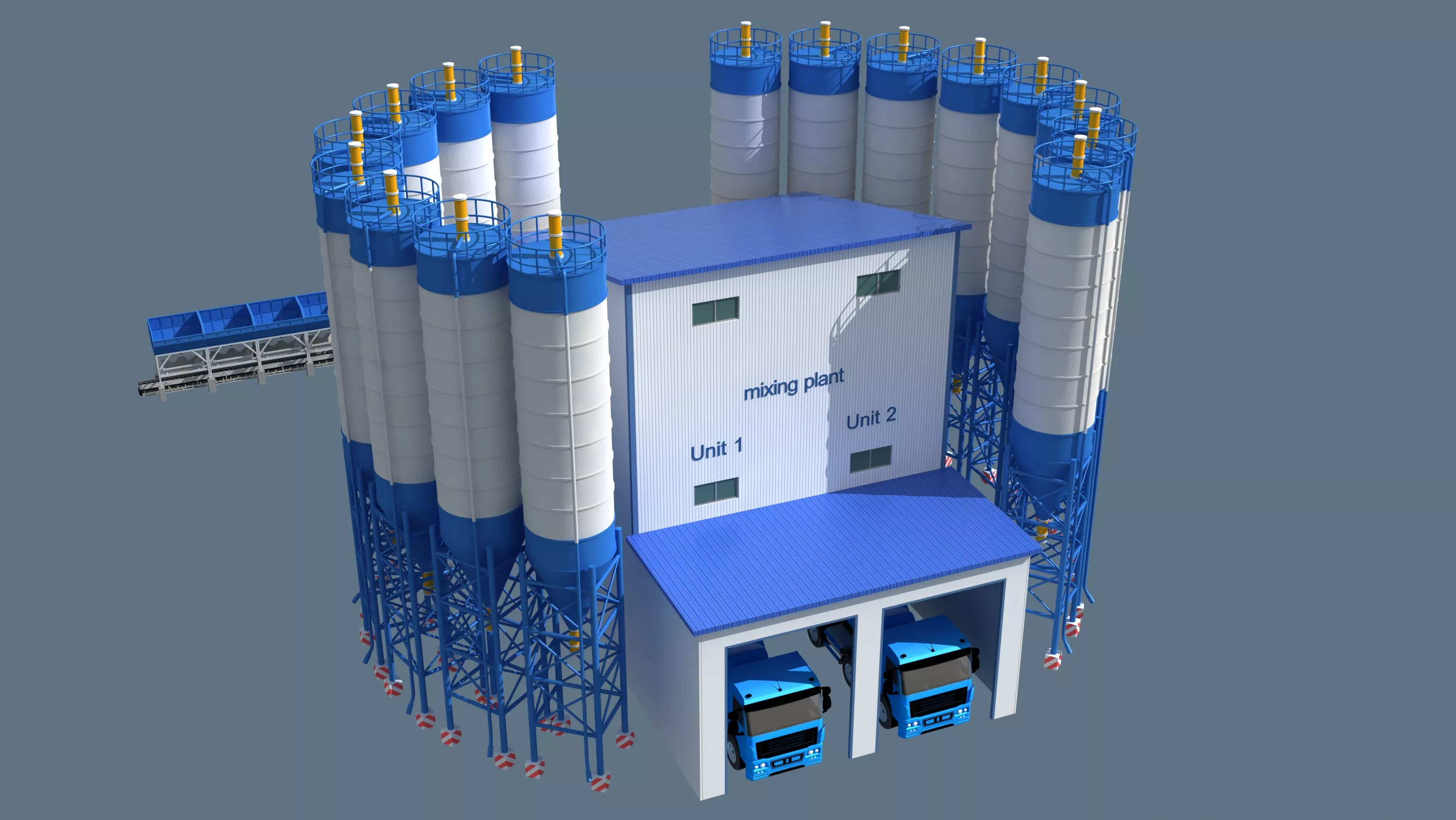 Concrete Batching Plant10 3D model