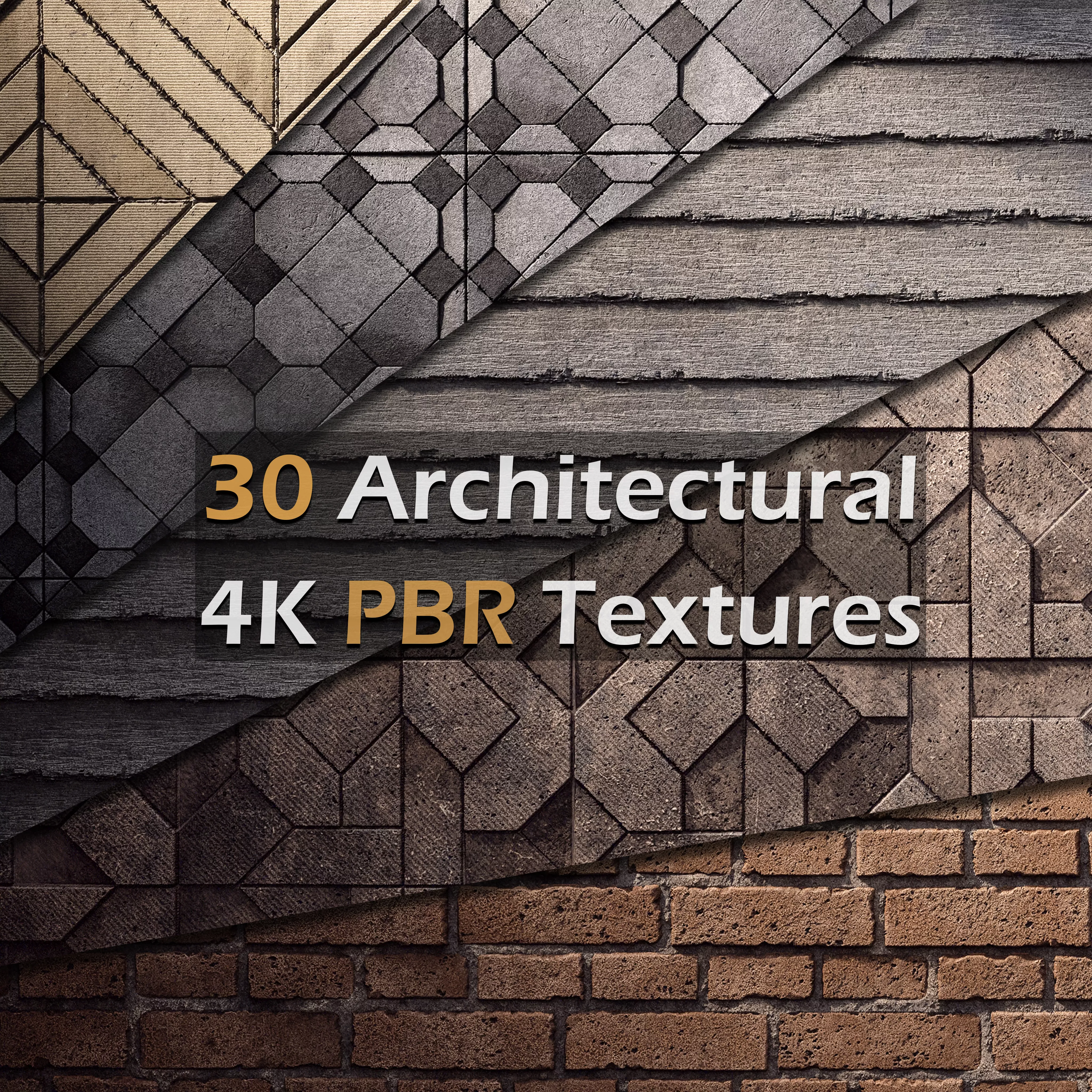 30 Architectural 4K PBR Textures Vol 17 Texture