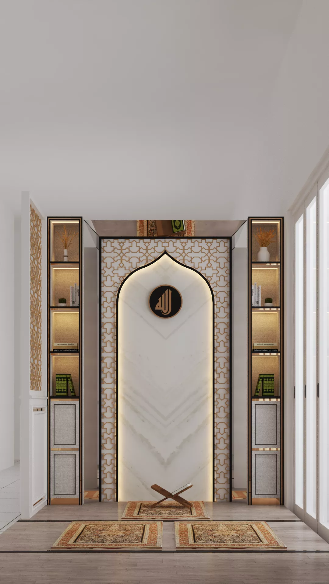 Islamic Mihrab 3D Model - Modern Bedroom 3D Model 3D model