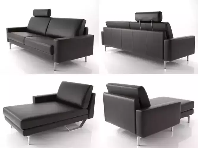 Bolero four different leather sofas