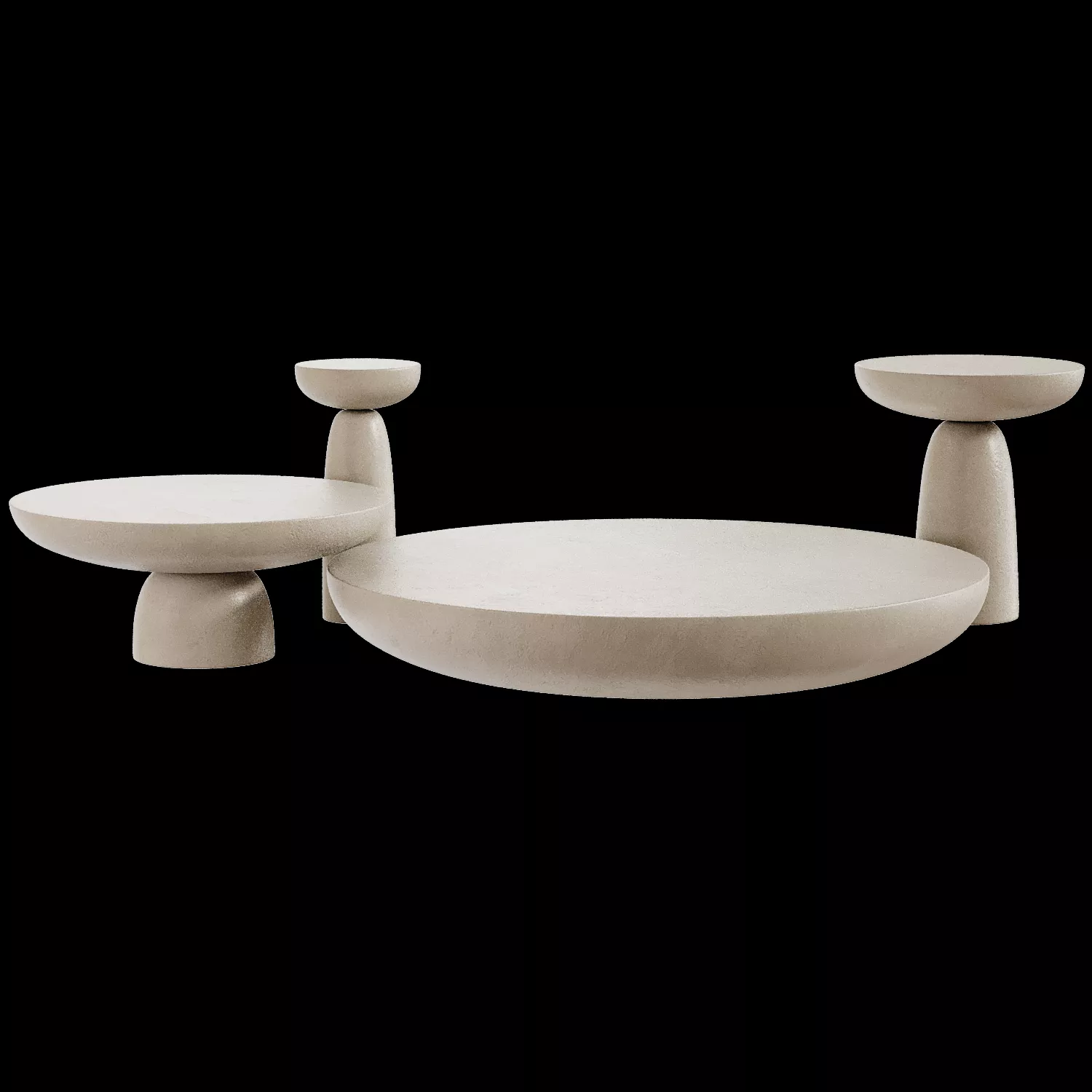 Olo Ivory Coffee Table by Mogg 3D model
